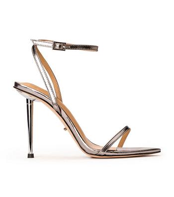 Tacones de evento Tony Bianco Myra Champagne Glimmer 10.5cm Plateadas | PARER87441