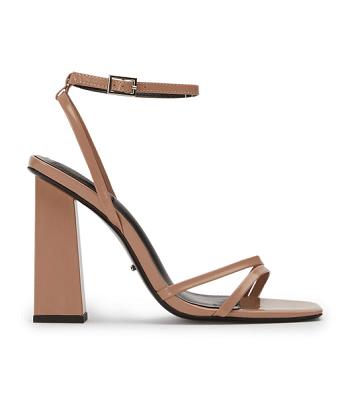 Tacones de evento Tony Bianco Nix Latte Hi Shine 10.5cm Beige | ARNEJ30098