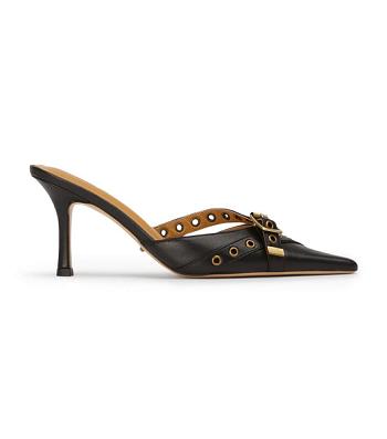 Tacones de evento Tony Bianco Savoir Black Nappa 8cm Negras | QARUV51283